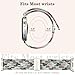 HSWAI Magnetic Braided Watch Bands Compatible with Samsung Galaxy Watch 8 Band 40mm 44mm/Galaxy Watch 8 Classic 46mm, Adjustable Stretchy Soft Nylon Sport Loop Strap for Women Men