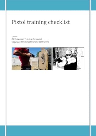 Pistol Training Checklist eBook : Harland, Mike : Amazon.in: Kindle Store