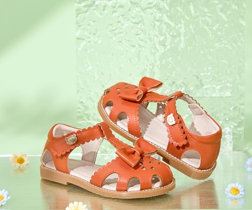 Image of GINFIVE Toddler Girls Sandals Girls Toddler Sandals Little Girls Kids Shoes