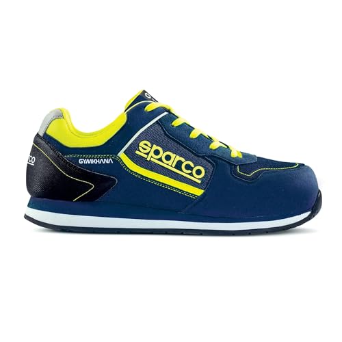 Sparco - Gymkhana Dani - ESD S1PS SR FO HRO - Leichte Sicherheitsschuhe - metallfrei - hitzebeständige, rutschfeste Sohle (HRO) - Sicherheitsschuhe im Turnschuhstil - 43 EU