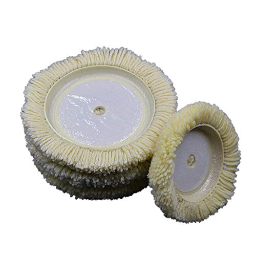 Cuscinetto di lana, tamponi per lucidatura auto, kit di lana di agnello per lucidatura auto, 15 cm