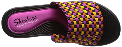 Skechers Skechers Women's Promenade-Shopper Wedge Sandal Pink/Orange/Yellow 7 M US