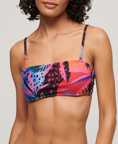 Superdry Para Mujer. W3010398A Top De Bikini Bandeau Tropical Multicolor (M), Beachwear, PoliéSter Reciclado, Sostenible - 9