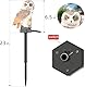 Hoofun Eule Solarleuchten Lampe Garten Wetterfest Automatische LED Outdoor Laterne, Solar Figuren Energiesparende Beleuchtung für Terrasse, Garten, Wege, außen(Braun)