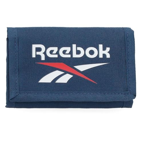 Reebok Ashland Cartera con Monedero Azul 13x8x2,5 cms Poliéster