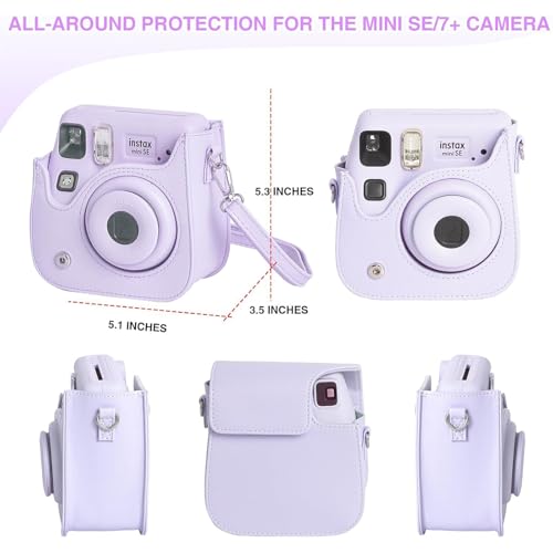 Kit Mini SE para cámara Fujifilm Instax Mini SE Morado miniatura 4