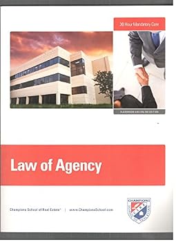 Textbook Binding Law of agency-30 hour mandatory core- (2014 copy) Book