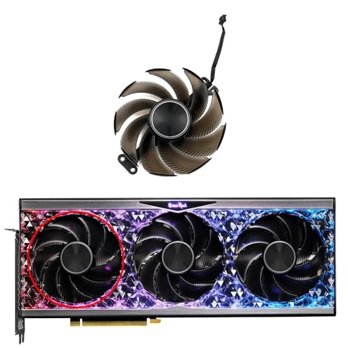 RTX4090 GameRock ファン 90mm ビデオカード冷却ファン Palit GeForce RTX 4090 4080 4070 Ti OC ファン用(A-Fan)