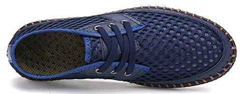 MIXSNOW Men's Poseidon Slip-On Loafers Water Shoes Casual Walking Shoes Dark Blue48