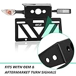 INKUDRI-2023-2024-Grom-Fender-Eliminator-2022-Grom-Tail-Tidy-Grom-License-Plate-Bracket-Mount-2024-Grom-License-Plate-Holder-Fit-With-OEM-Aftermarket-Turn-Signals-MSX125-Grom-Fender-Delete