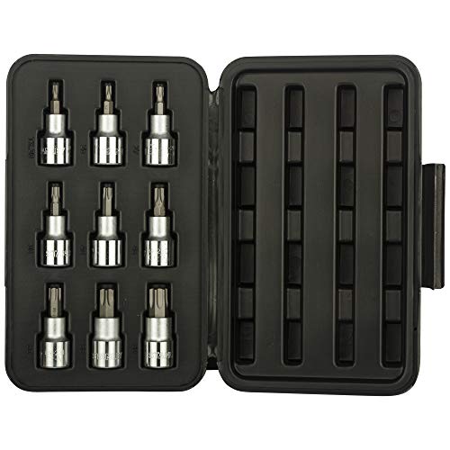 Image of STANLEY 89-098 9-Piece 1 /2'' Drive Torx Bit Socket Set
