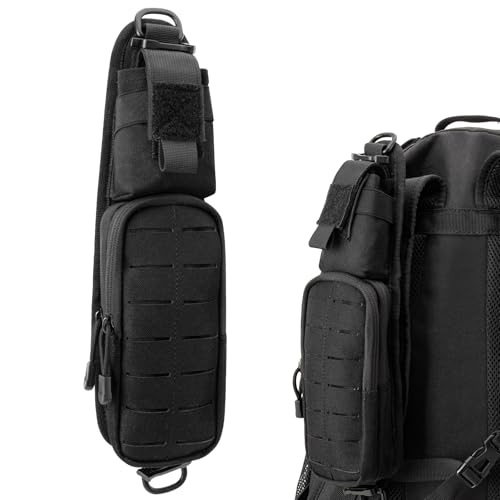 Jueachy Strap Shoulder Molle Accessories Pouch: Tactical Backpack Pocket Attachment Storage Phone Flashlight EDC