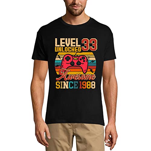 T-Shirt 33 Ans Vintage 1993 pour Homme à Porter en Soirée Anniversaire