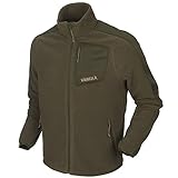 AUSSTATTUNG: Die Fleecejacke verfügt über eine Brust- sowie zwei Seitentaschen, die jeweils einen Reißverschluss besitzen. Zudem lässt sich die Jacke mithilfe des Kordelzugs leichter öffnen.