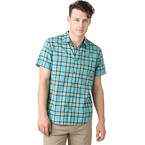 Prana Men's Graden Shirt, Azurite, Medium #TOP16