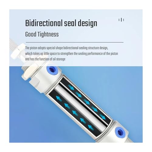 Vérin pneumatique double effet MA 32mm anti-corrosion pour machine - 5