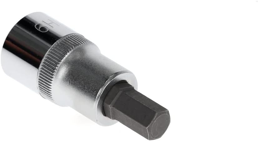 GEDORE red Screwdriver bit socket hex, 9 mm AF, 1/2" 12.5 mm, Screwdriver bit socket, Tool, R62550910, Steel - Image 5