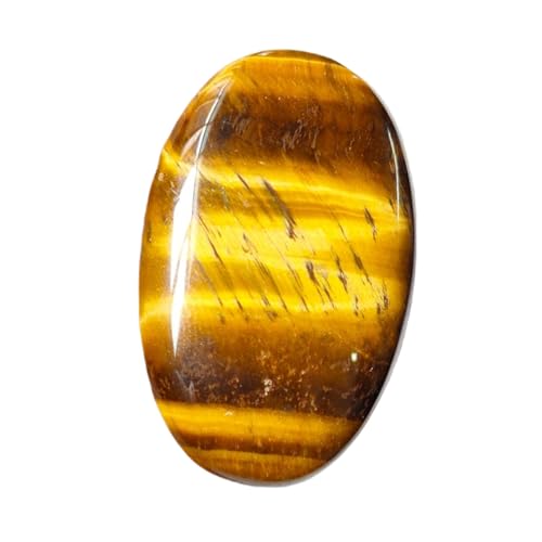 Pierre gemme œil de tigre naturel GH_NAT_07714, cabochon d'exception pour haute joaillerie