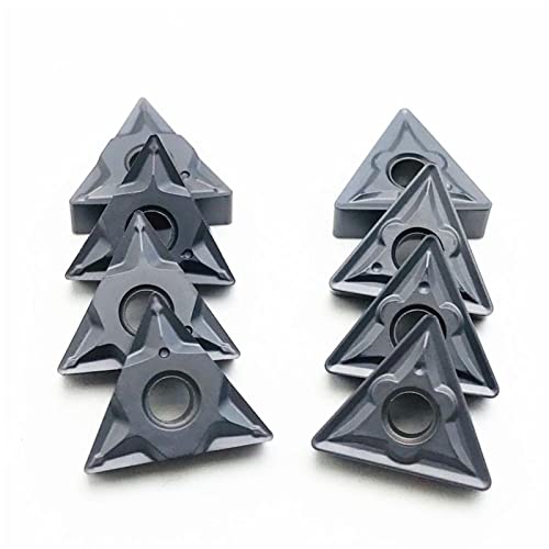 10 piezas de insertos de carburo TNMG160408 para torneado CNC miniatura 3