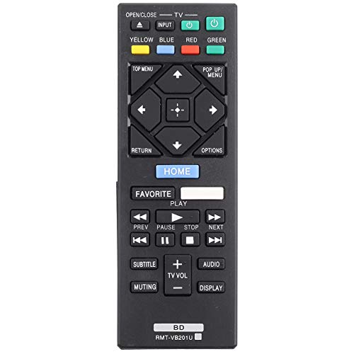 Mando a distancia de repuesto RMTVB201U DVD BluRay para BDPS3700 BDPBX370 BDP S1700 duradero ABS negro 130 mm 44 mm 18 mm