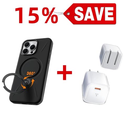 TORRAS Low Temp 30W USB C Charger & Magnetic Case — Buy Together to Save 15%