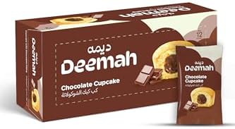 DEEMAH Cupcake Chocolate Cream (Pack Of 12)