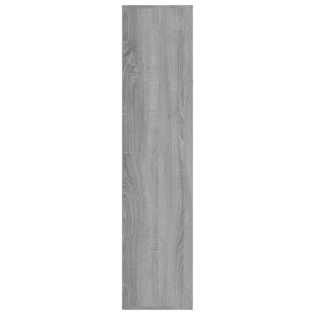 Bücherschrank mit 8 Fächern, Holz Sideboard, Vitrinenschrank, Standschrank, Ordnungssystem für Deko, Wohnzimmer, Schlafzimmer, Büro 66 x 30 x 130 cm