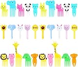 Animal Food Picks for Kids, 30PCS Toddler Food Picks, Cute Bento Picks for Kids, Fun Kids Food Picks for Bento Box Toothpicks, Reusable Lunch Picks for Kids Bento, Lunch Box Picks for Kids
