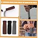 KOMBIUDA 6pcs Elderly Crutch Grips Non-Slip Crutch Handles Grip Handle Wraps for Walking Stick Ergonomic Cane Covers Easy to Use