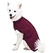 Blueberry Pet Award-Winning Dog Sweater in Burgundy - America's Best Petcare Brand 2022 | Warm Wool Blend Pet Clothes - Small Dog Sweaters for Boys | Comfortable No-Sleeve Style
