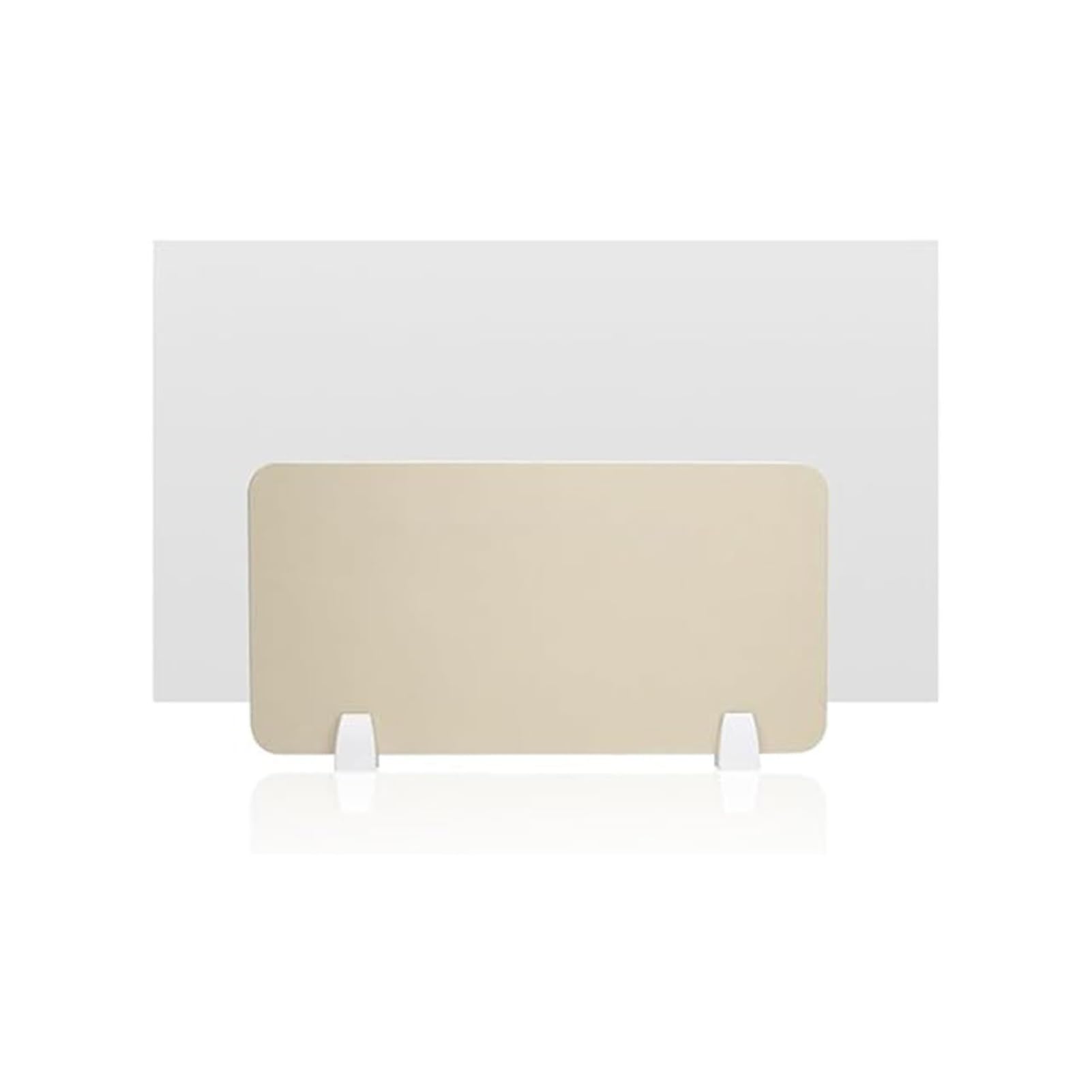 GJZQDKX Desk Privacy Divider Acoustic Panel for Students and Office Noise Reducing Shield Partition (White 31"x11")