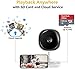 Wireless Security Camera 1080P,180 Degree Panoramic Camera with Motion Detection,Night Vision,Two-Way Audio,Home Security WiFi IP Camera for Office/Baby/Nanny/Pet Monitor (White-2 Pack)