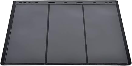 TBEST C TIMPS, 10pcs Stamp Album Page Feuilles de Collection Universal 9-Holeor Stand Stamp Collection (Transparent 3 lignes) (Transparent 4 lignes) (3 lignes sur fond noir)