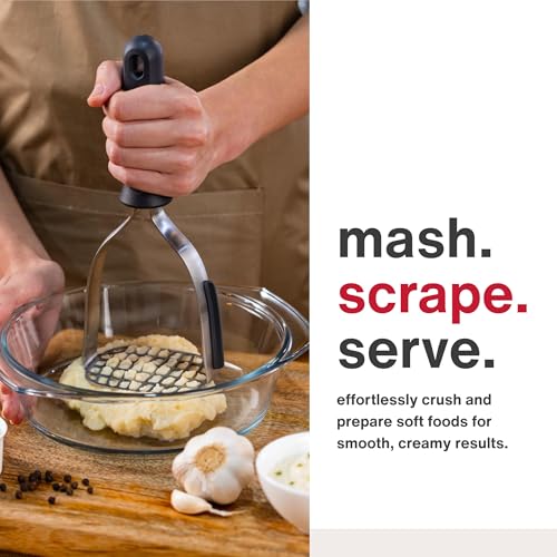 Zyliss Stainless Steel Potato Masher, Non-Slip Handle, 10" - image 4