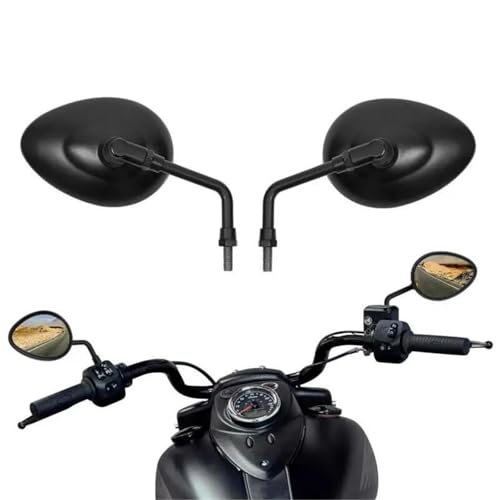 Espejo de manillar resistente negro mate para Indian Roadmaster y Chieftain 5