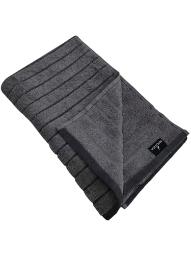Image of NAUTICA Quick Dry Towel -1pc Bath Towel (ridgeport) | 500 GSM l 30 x 60 inch | Quick Dry Large Pool & Travel Towel | Grey