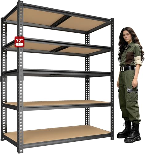 Heavy Duty Metal Storage Shelves 2400LBS Capacity