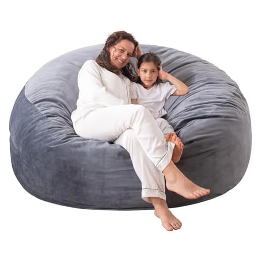 WhatsBedding 3 ft Memory Foam Bean Bag