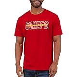 Junk Food Clothing x NFL - Kansas City Chiefs - Championship Drive - Unisex Adult Short Sleeve Fan T-Shirt for Men and Women - Size Medium