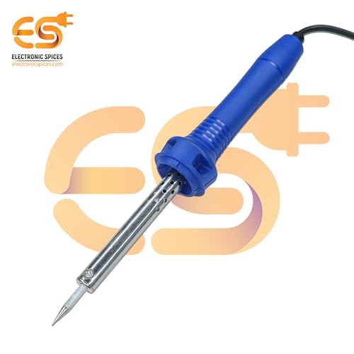 Image of Electronic Spices 240V 30Watt Soldering Iron With Copper Tip (Blue & Black)