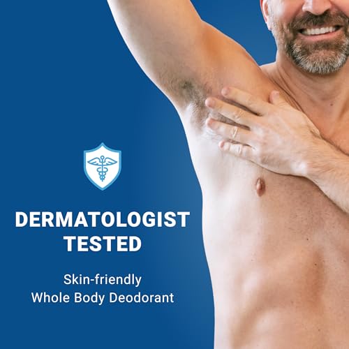 Mando Whole Body Deodorant For Men - Smooth Solid Stick - 72 Hour Odor Control - Aluminum Free, Baking Soda Free, Skin Safe - 2.6 ounce (Pack of 3)