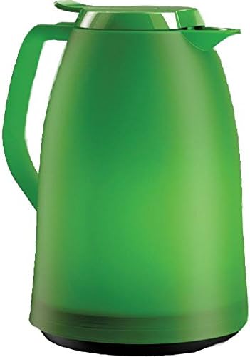 Emsa 514503 Mambo Quick-Tip vacuum jug, 1.0 litres, red, Stainless_Steel, 1