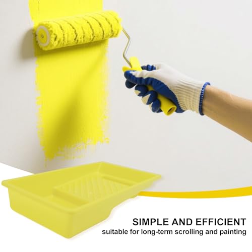 NCTNCX 5 Stück Farbwannen 15 x 28 cm, Farbschale aus Kunststoff, Lackierwanne für Wandfarbe, Malerzubehör, Paint Tray, Farbe Tray