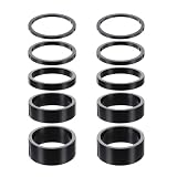 FortiyParts 10PCS Bike Headset Spacers 2/3/5/10/15mm Aluminum