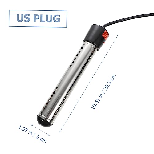 BESPORTBLE 4Pcs Aquecedor De Piscina Em Aço Inoxidável Maquiagem Tons De Terra