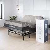 sven son classic plus series adjustable bed base 14 inch luxury hybrid spring mattress medium soft full