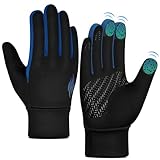OOPOR Kinder Handschuhe Winter Fahrradhandschuhe - Kids Warme Touchscreen Winterhandschuhe Outdoor Sport Laufhandschuhe Wasserdicht Winddichte mit Anti-Rutsch für Junge Mädch Fahrrad 4-12 Jahre