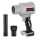 Produktbild ONEVAN Turbo Fan Akku Gebläse, Kabellos Handgebläse für Makita 18V Akkus, Elektrische Luftgebläse Turbo Gebläse zum Wegblasen von Staub, Schnee (mit Düse und Verlängerungsrohr) (ohne Batterie)