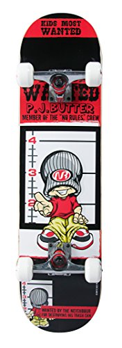 authentic sports & toys GmbH No Rules Skateboard ABEC 1, PJ Butter