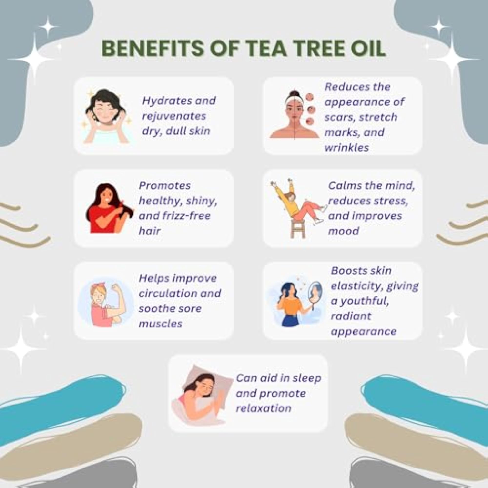 FELICAR Tea Tree Essential Oil, Natural Acne Treatment